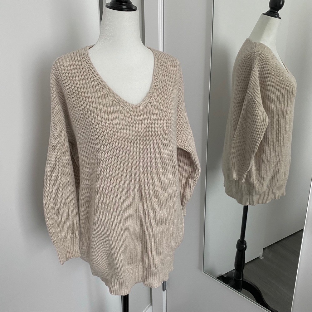 LINE Oatmeal Sweater